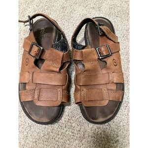 Dexter mens 12 medium Open Toe Strappy Walking Comfort Shoe Sandal